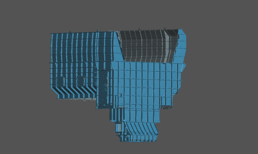 中觀3D掃描檢測(cè)掃描大型礦山設(shè)備配件