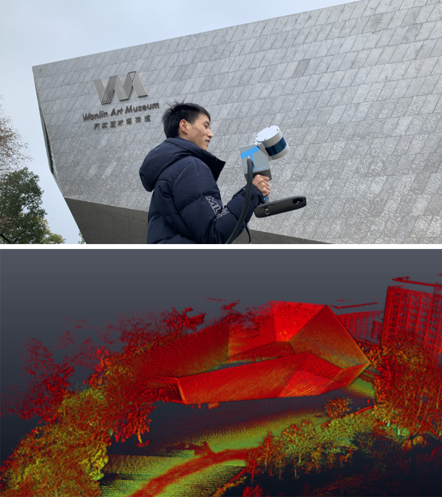 RigelSLAM走進武大實景復現(xiàn)櫻花大道、新舊建筑