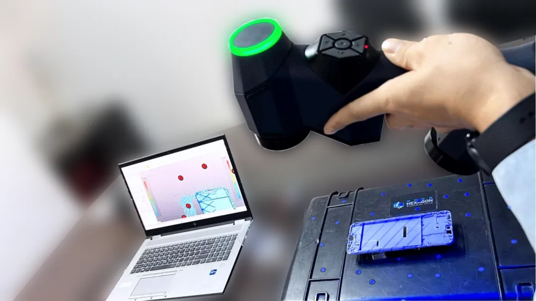 RigelScan手持激光3D掃描儀應(yīng)用于手機(jī)治具的偏差檢測(cè)